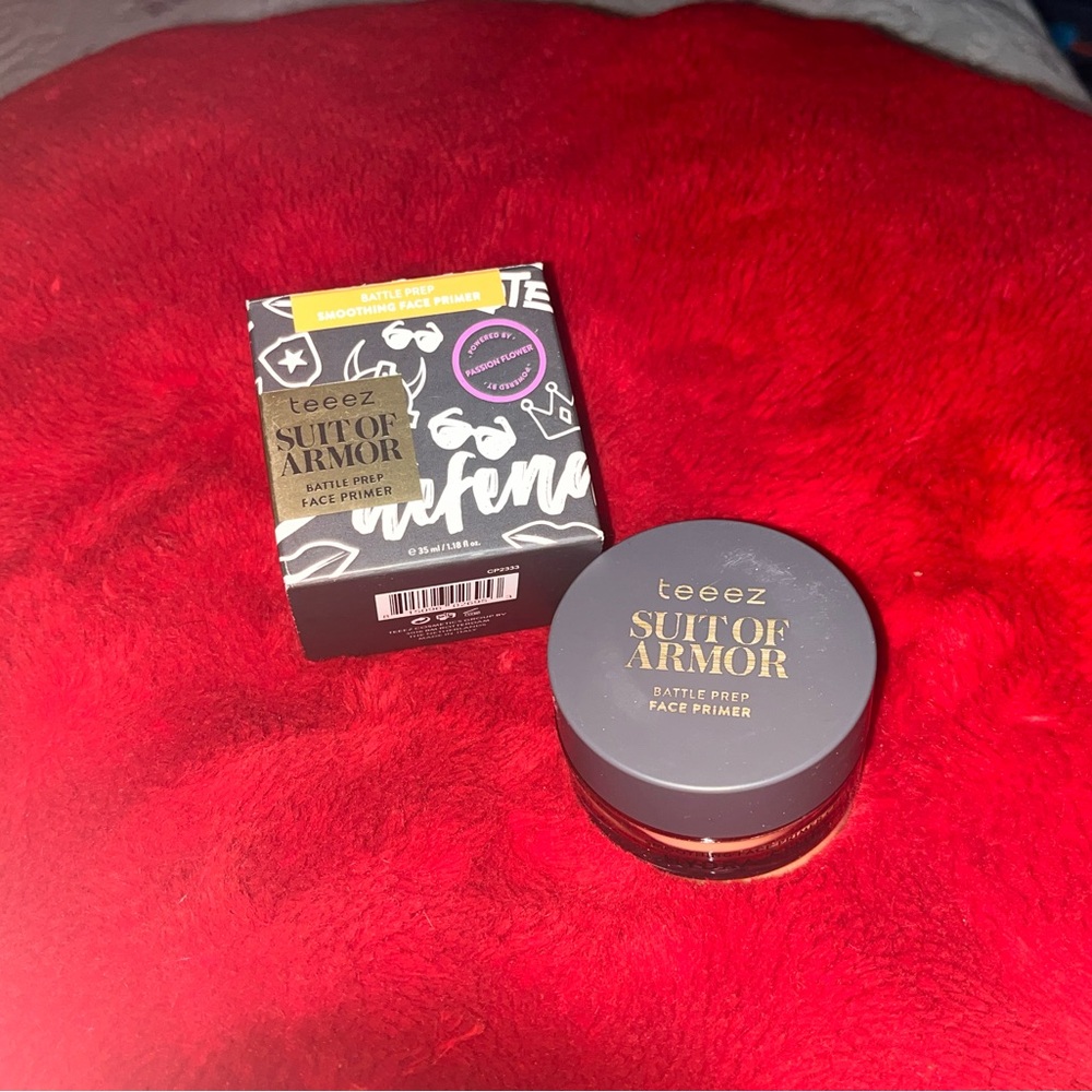 Teeez Suit of Armor Face Primer – Smoothing Battle Prep | Full Size NIB